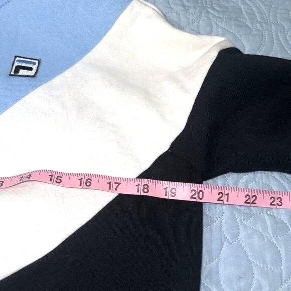 Fila Womens Colorblock Pullover Sweatshirt With 1/4 Zip-Up - Picture 9 of 9